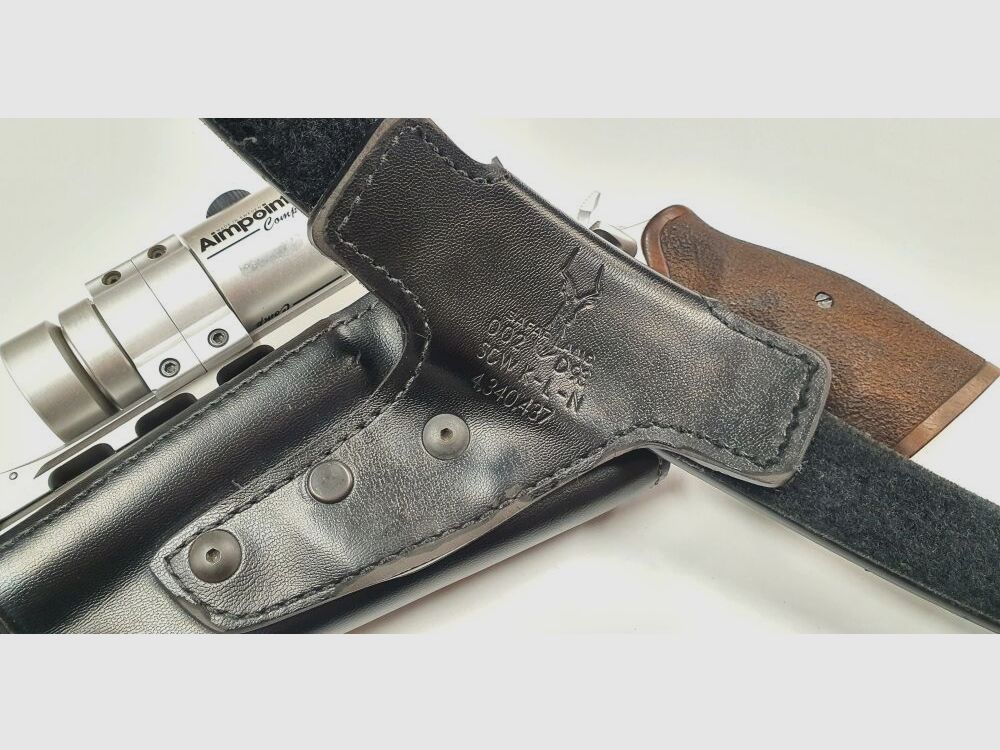 Smith & Wesson 686-3 Merkle tuning, including Aim Point