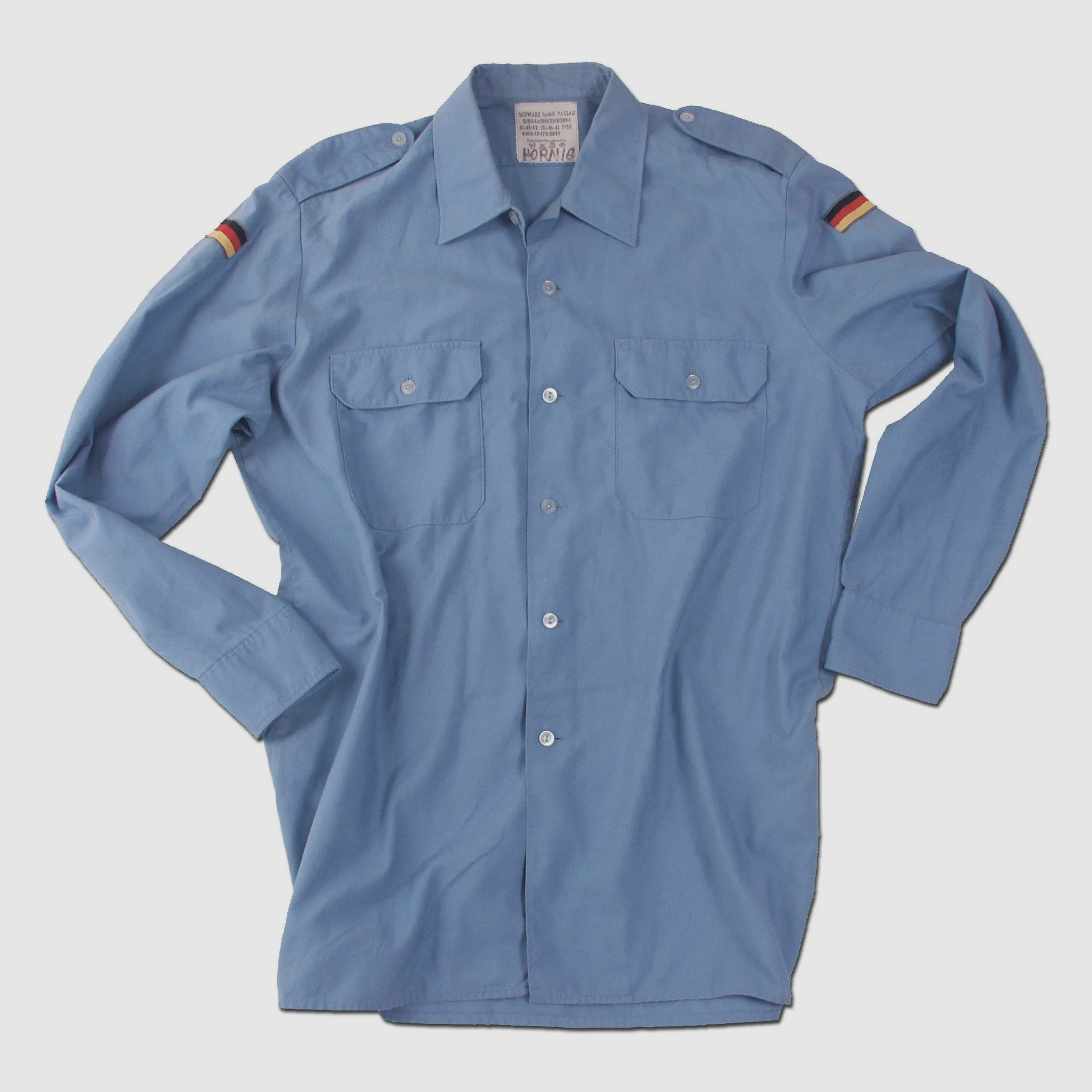 Bundeswehr Original BW Marine Bordhemd gebraucht