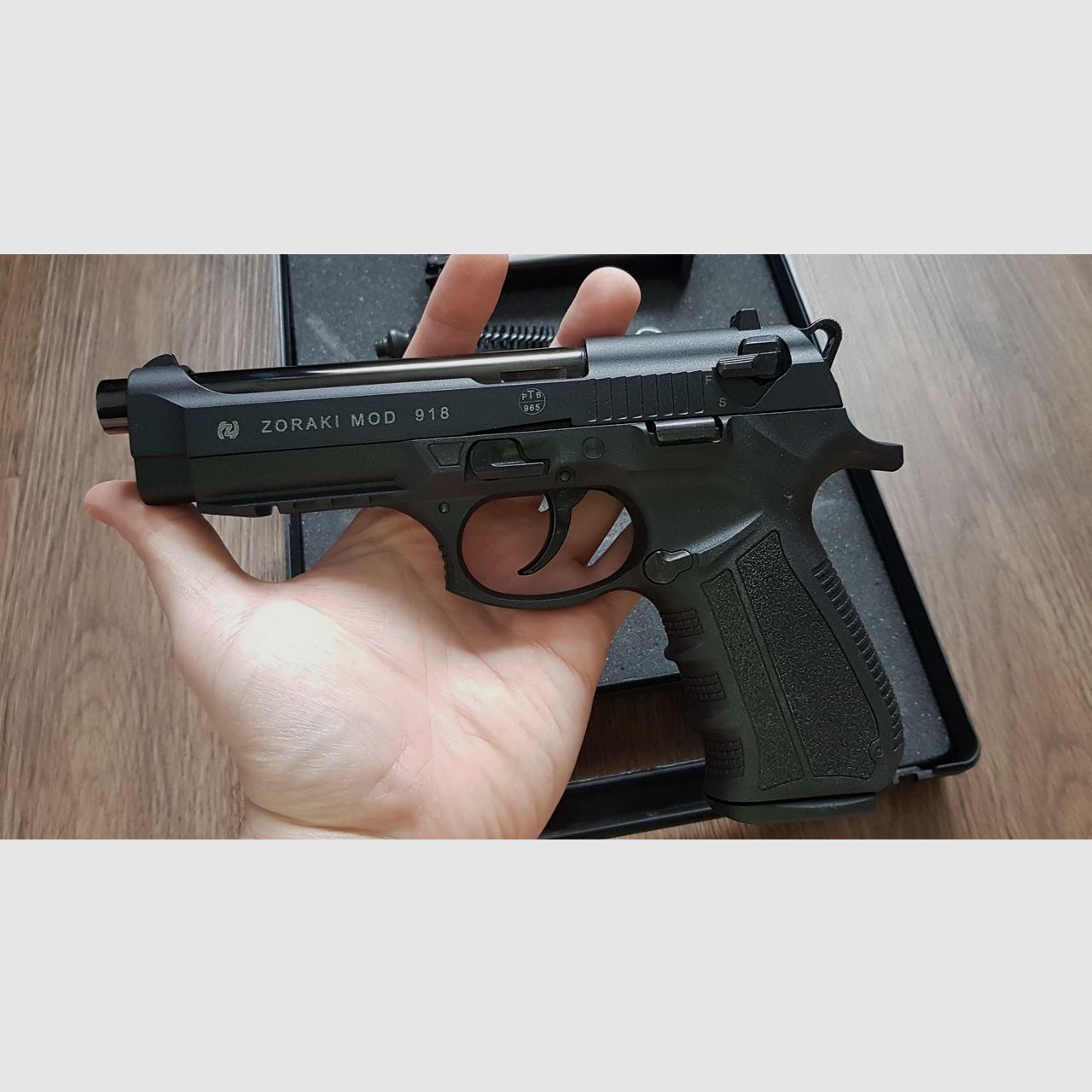 Zoraki 918 Schwarz  PTB 965