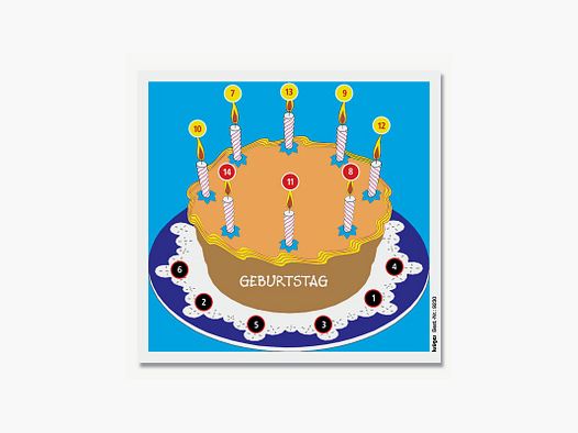 Cible ludique anniverssaire 10 m