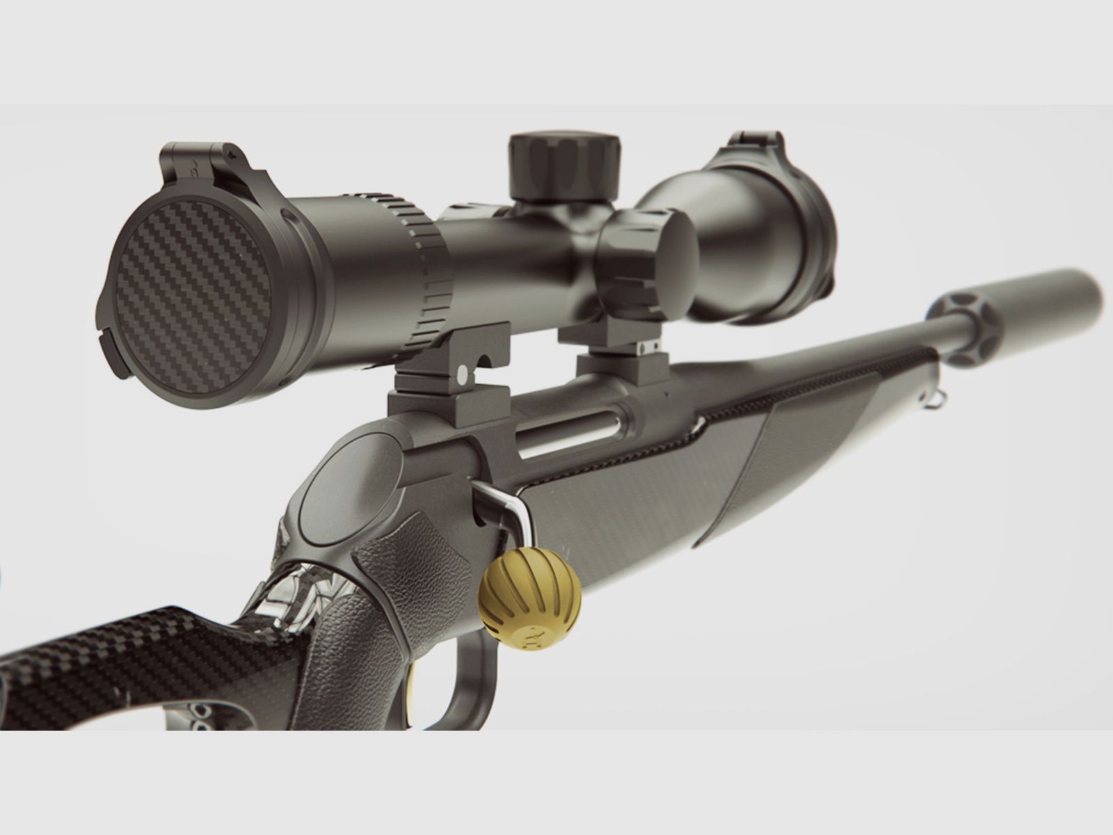 HUNTTECH Kammergriffkugel aus Gummi, sand, Bild 2 von 5