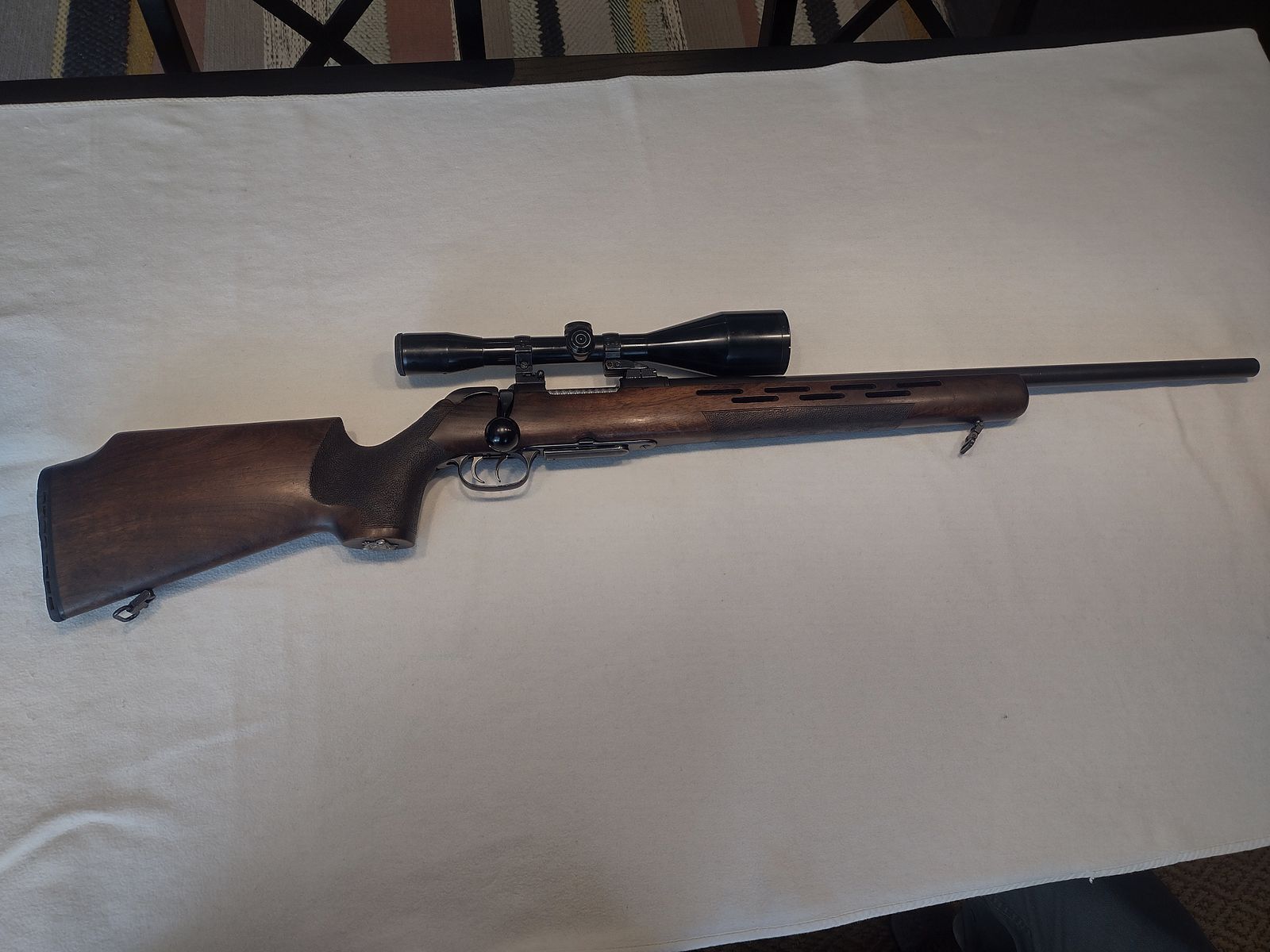 Kriegskorte Kal. 223 Zieloptik Schmidt &Bender 8x