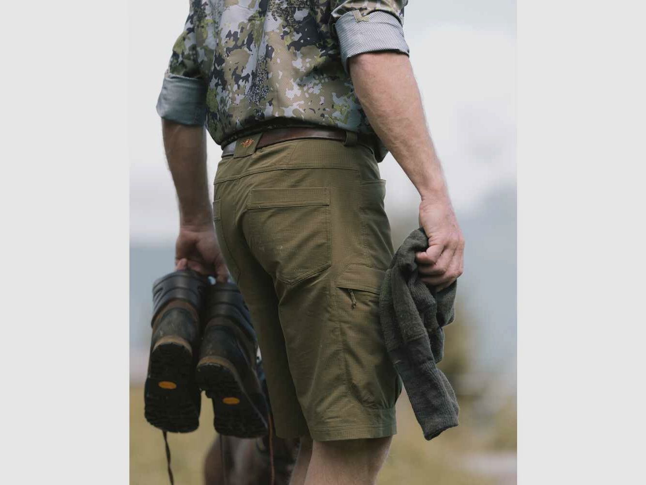 Blaser Airflow Shorts 23 Dunkeloliv, Bild 4 von 4