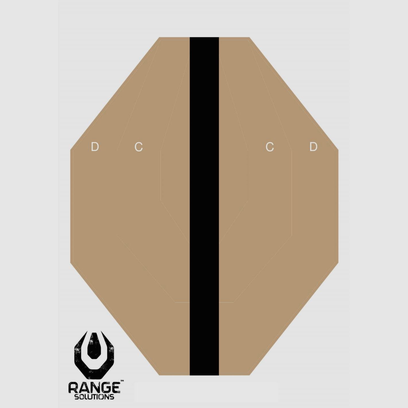 IPSC HARD COVER TARGET 2 – CENTER
