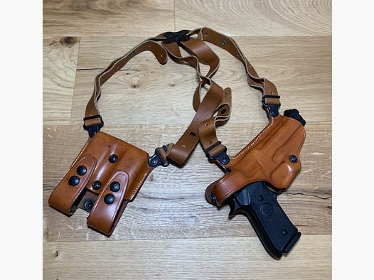 Galco shoulder holster MIAMI CLASSIC suitable for the Beretta Mod. 92 / 92F, WITHOUT pistol