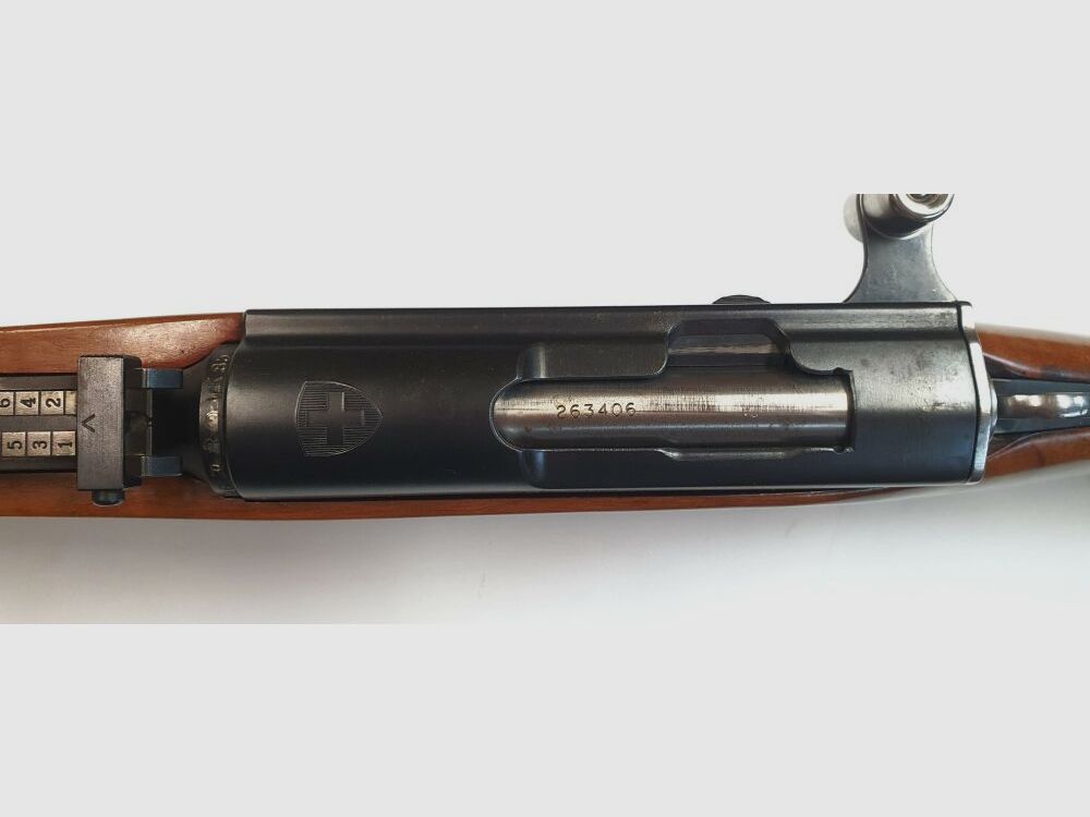 Waffenfabrik Bern carabine à verrou suisse Schmidt Rubin K31 calibre 7.5x55 swiss numéros correspondants, rénovée et privée., image 5 sur 10