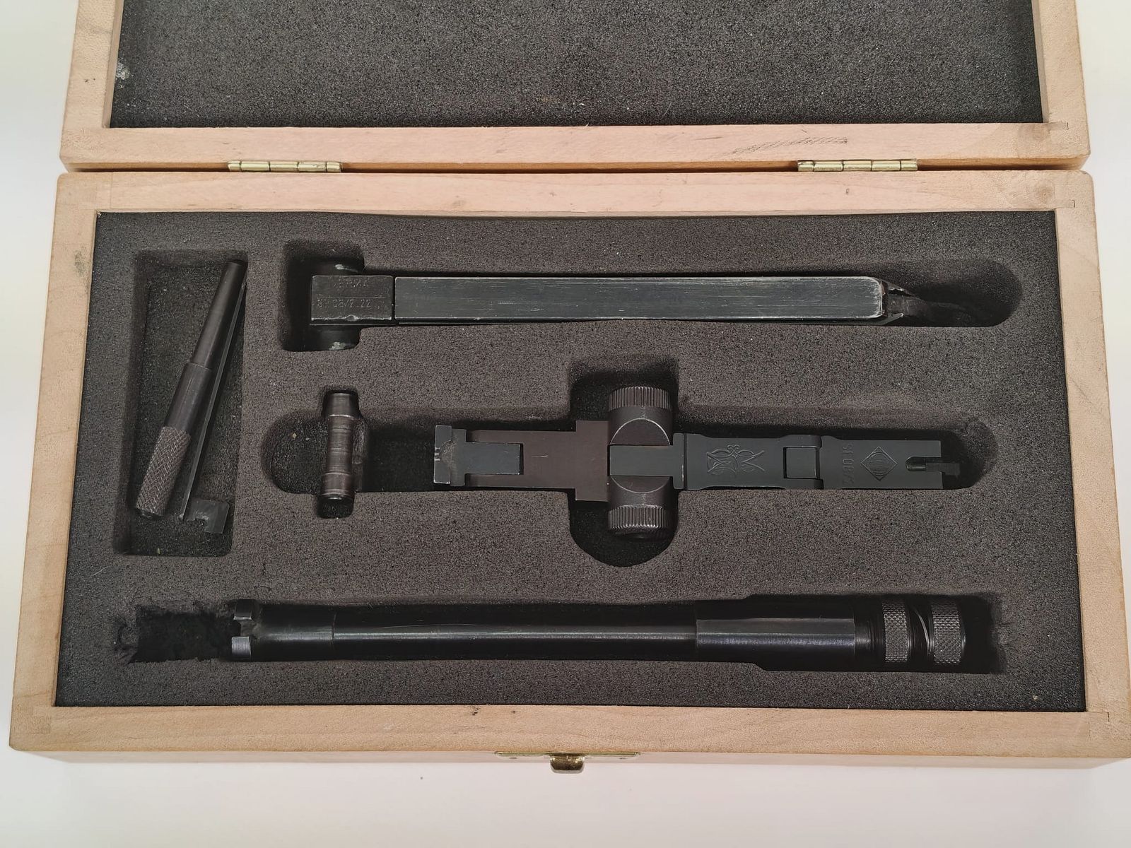 ERMA SE 08/2 insert system .22 l.r. for P08 – complete in original wooden box