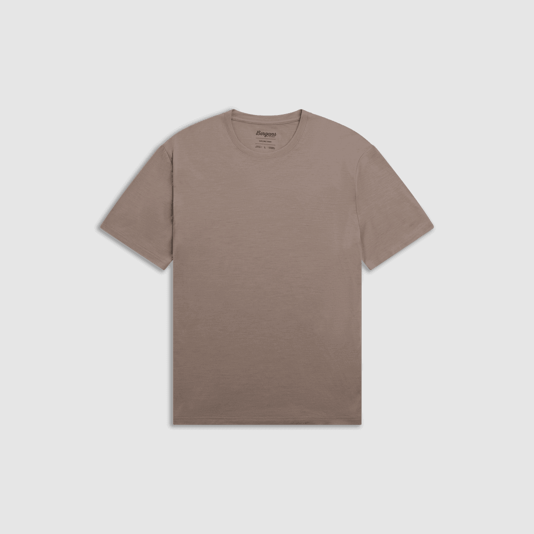 Bergans Merino Light Tee Mannen Rock Taupe XL