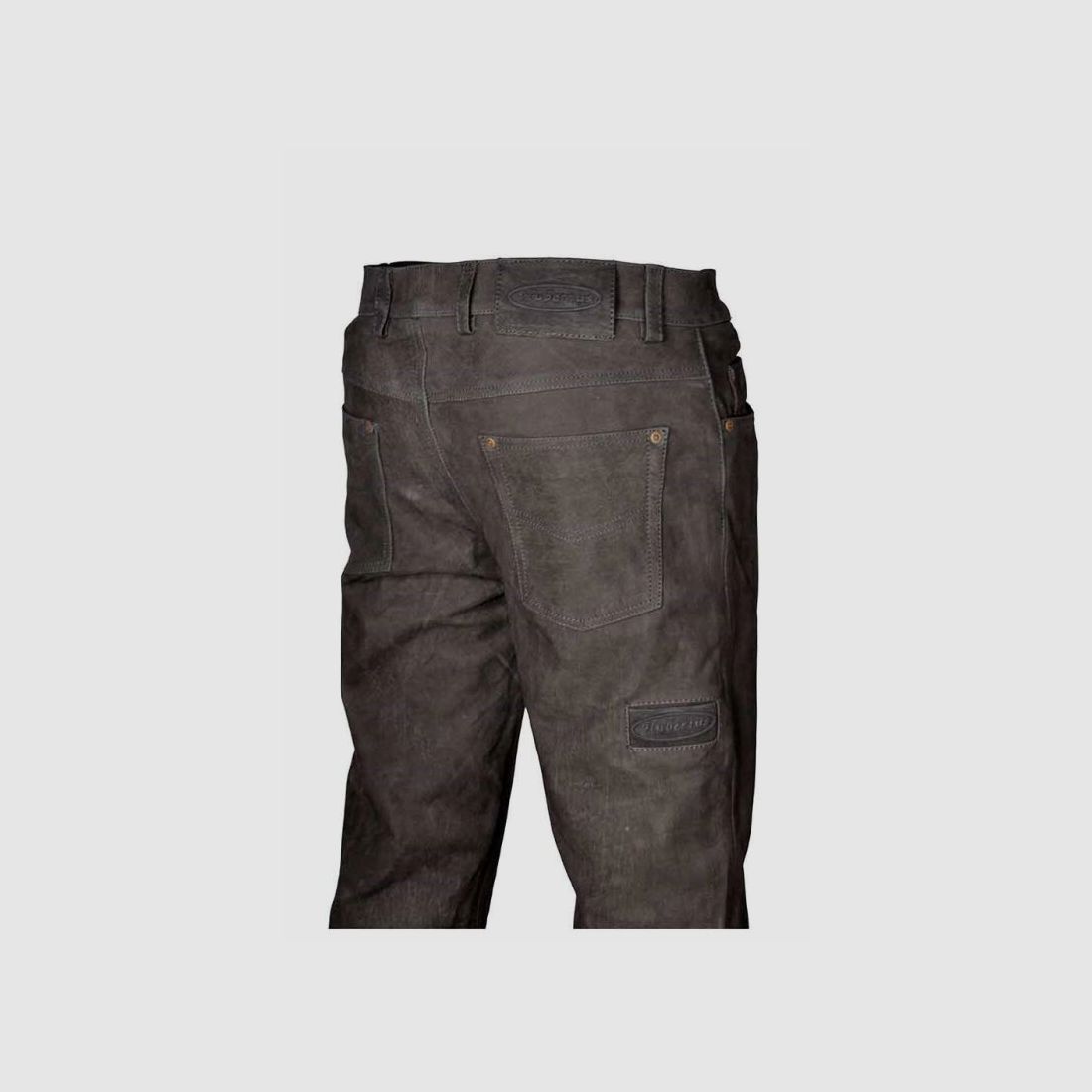 Hubertus Lederhose 5 Pocket braun 34