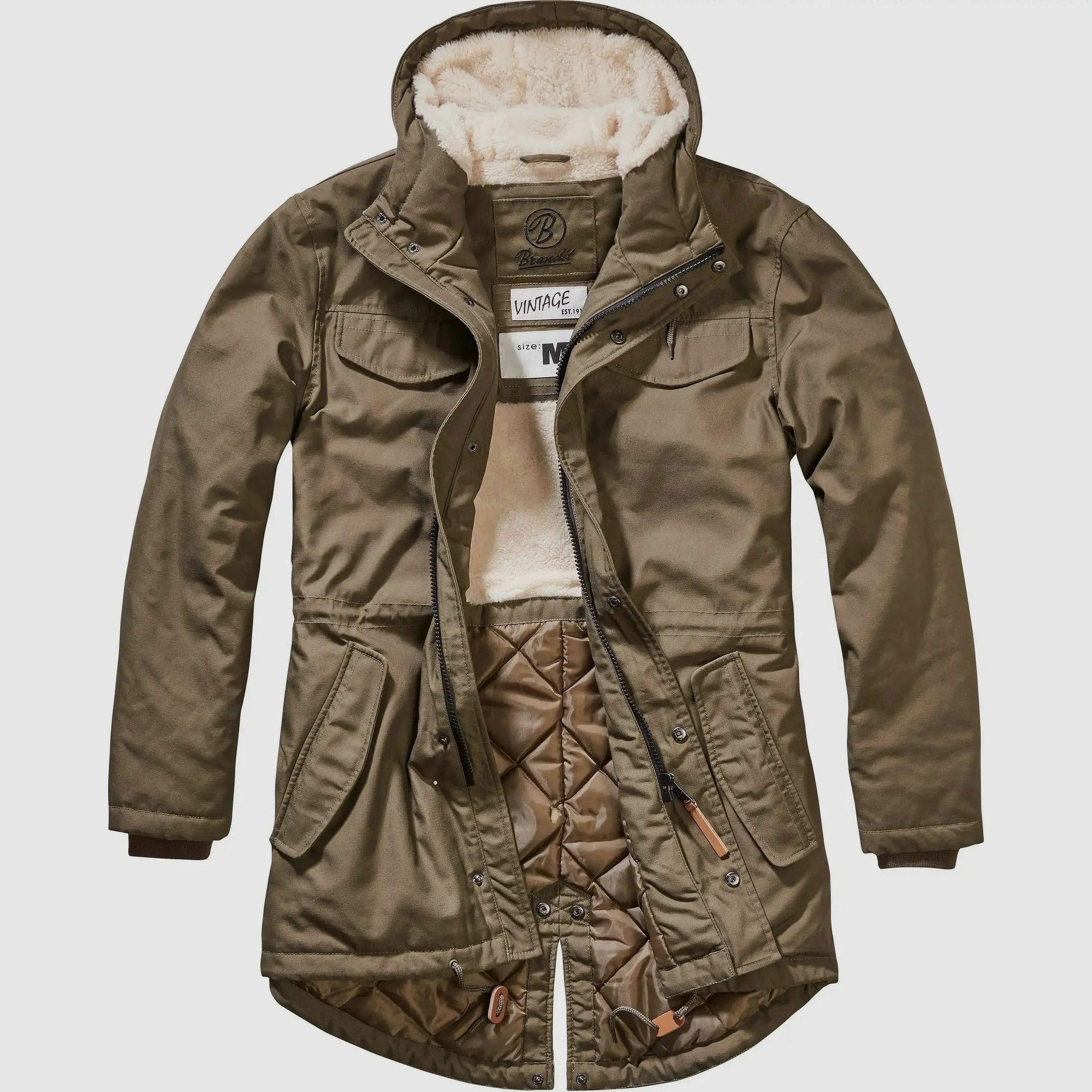 Brandit Brandit Parka Marsh Lake - Oliv / S Herren