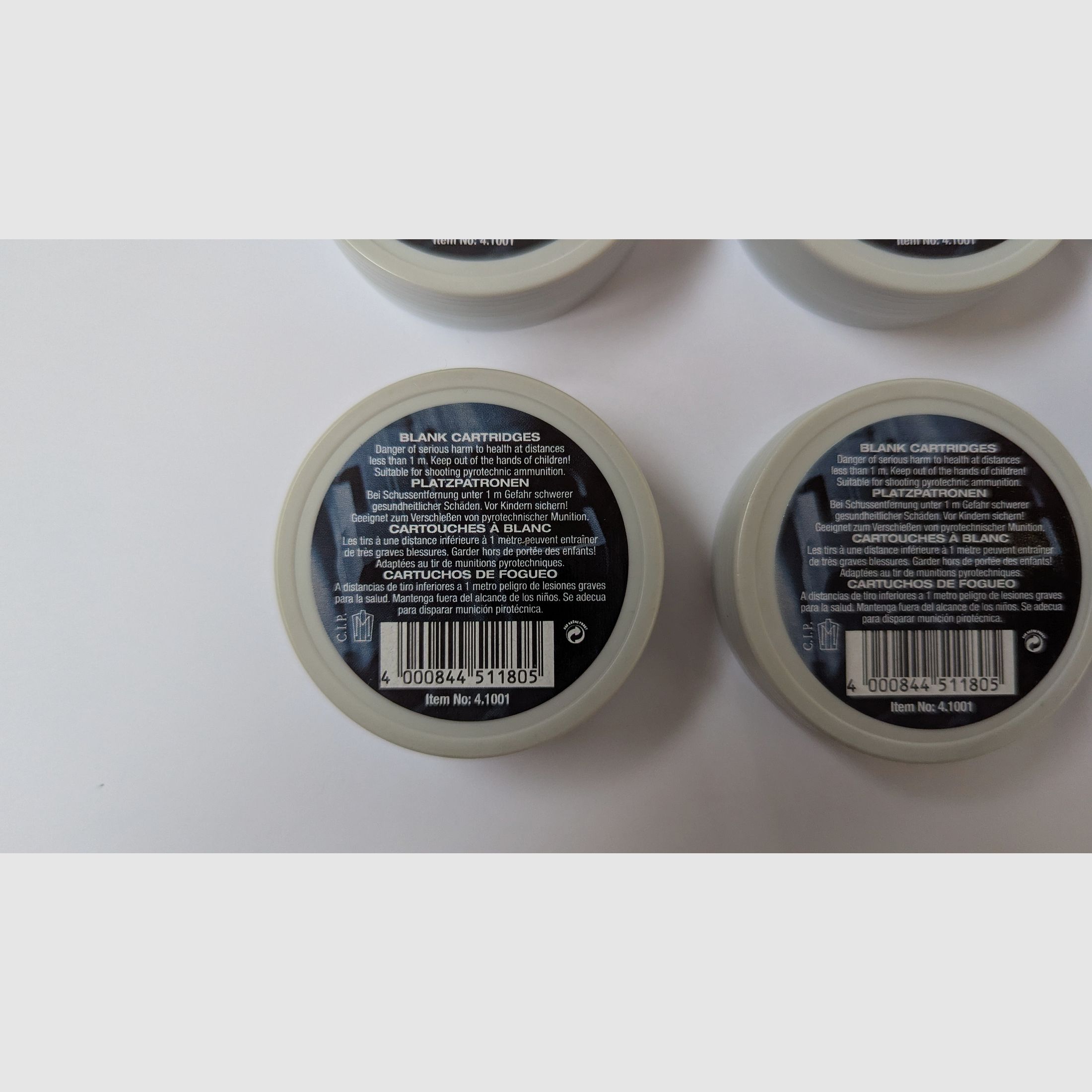 Platzpatronen Kaliber 6 mm Flobert 600 Schuss Walther