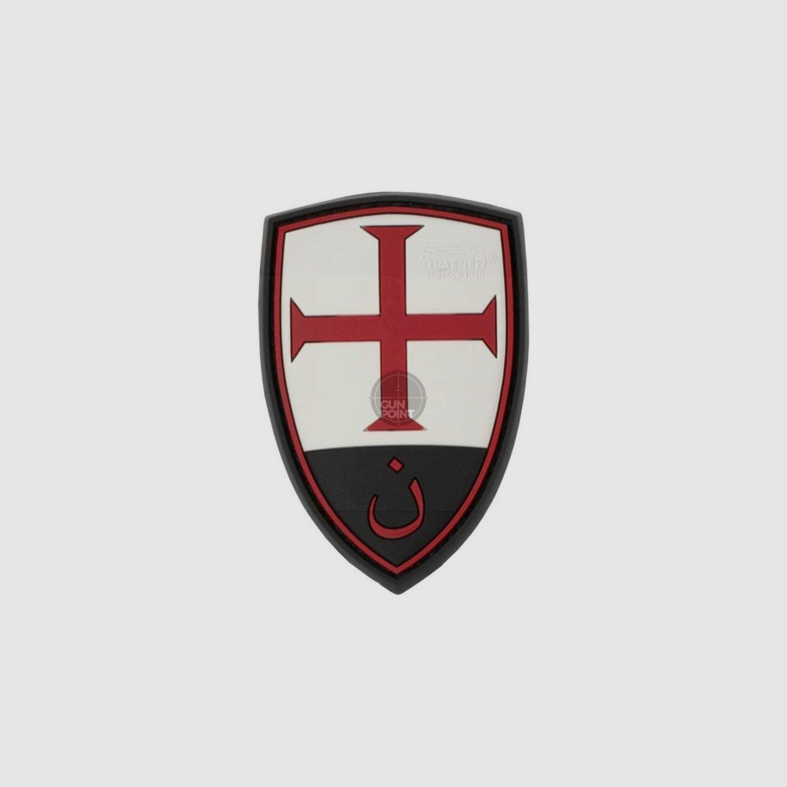 JTG Crusader Shield Rubber Patch-Multicolor