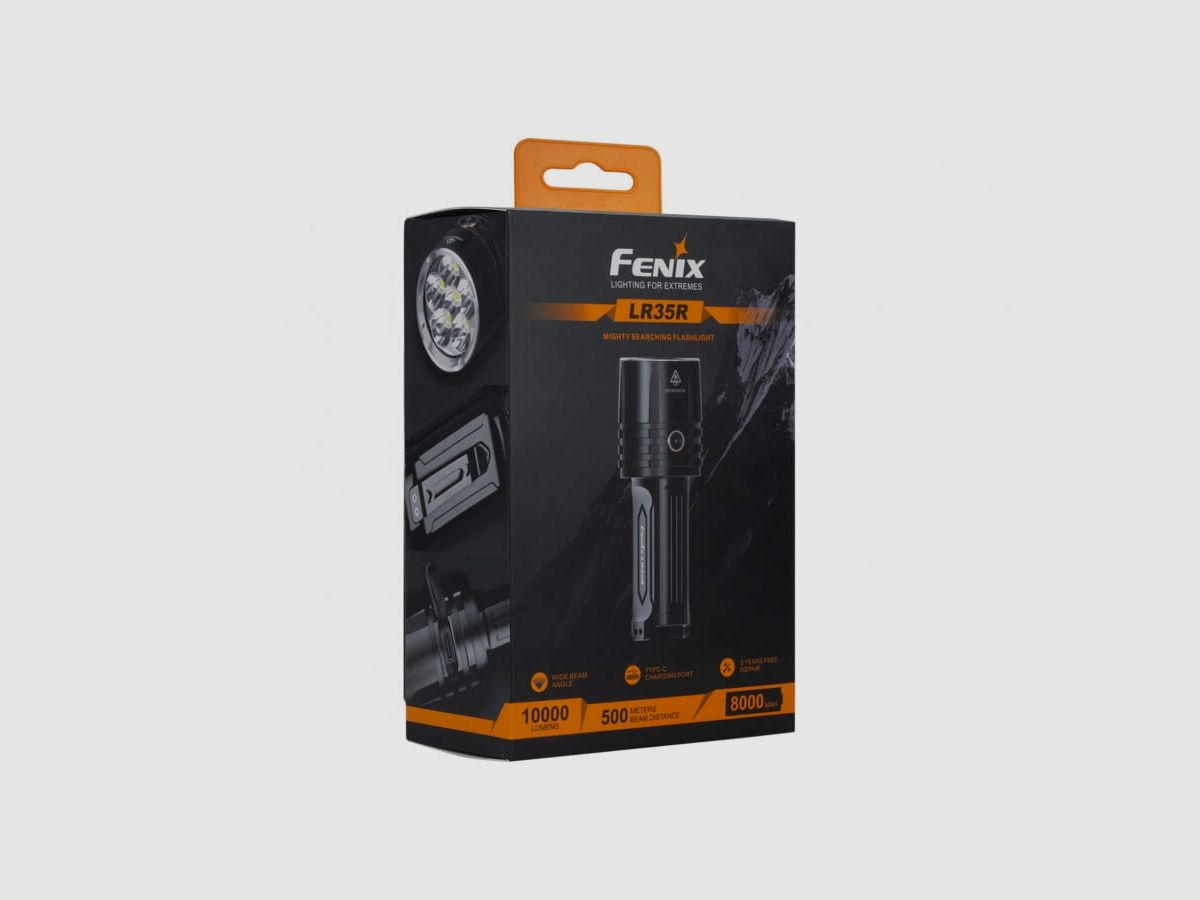 Linterna LED negra Fenix LR35R, imagen 7 de 19