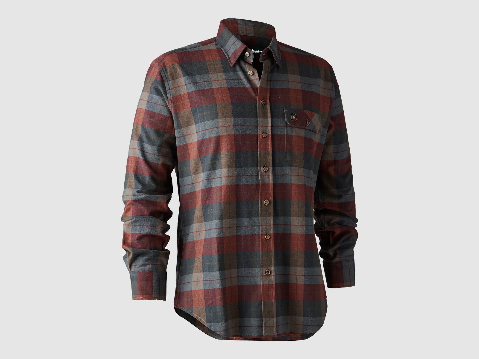 Camisa Deerhunter Ryan a Cuadros Rojos 45/46