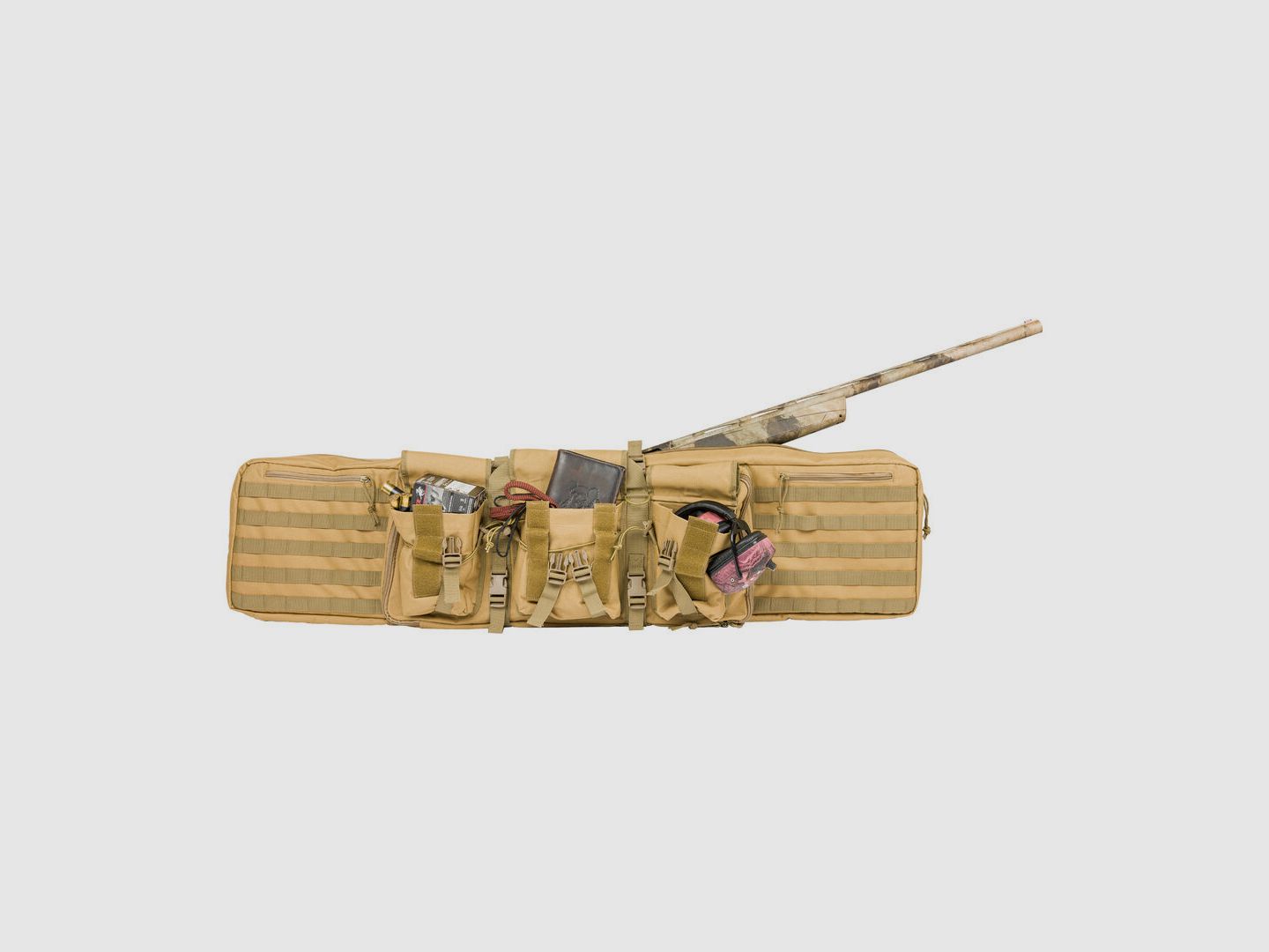 Eurohunt EH Futteral Tactical 125 cm, sandfarb.