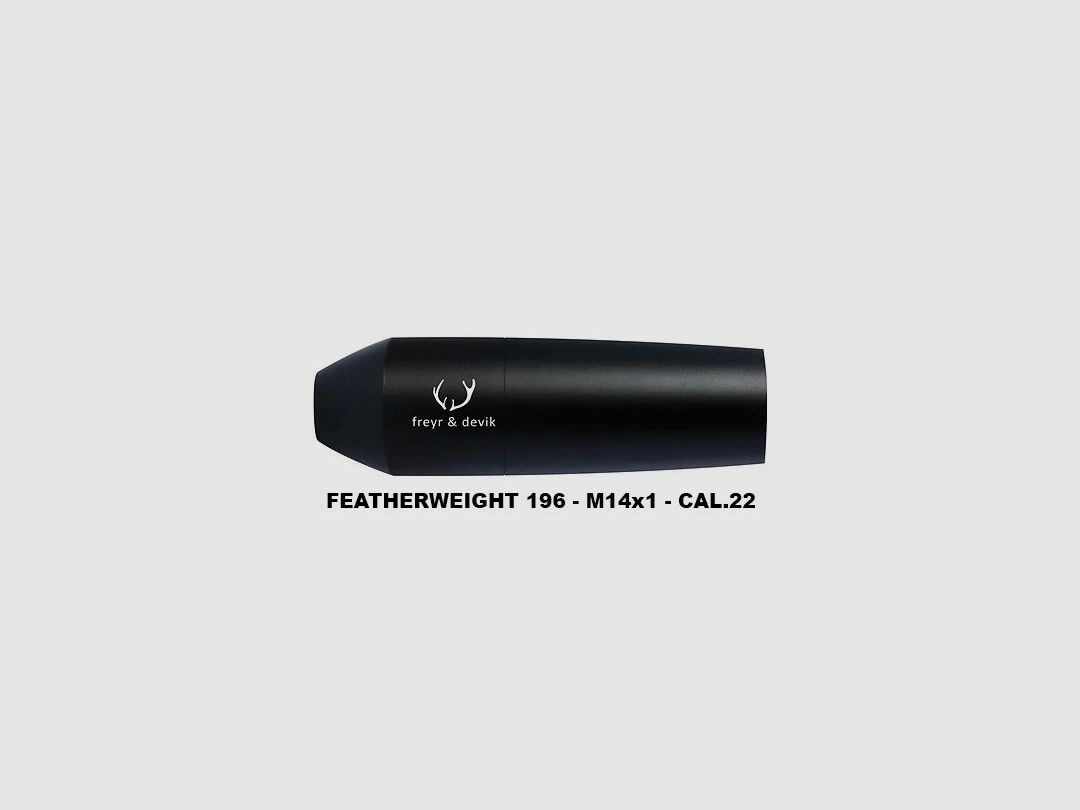 Silenzioso FREYR&DEVIK 196 Calibro 22 Filettatura M14x1