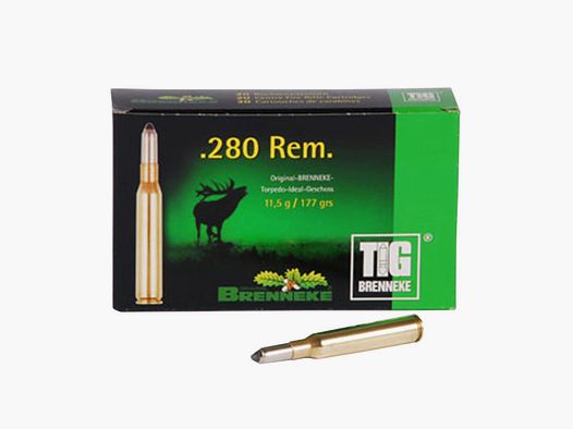 Brenneke .280 Rem. 177GR TIG 20 Patronen