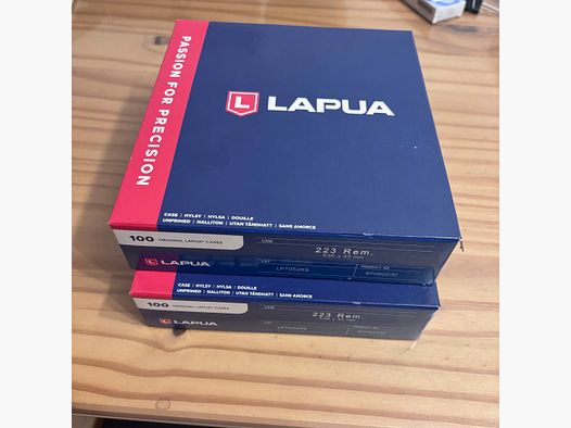 Lapua 223 rem Hülsen 2 Packungen 