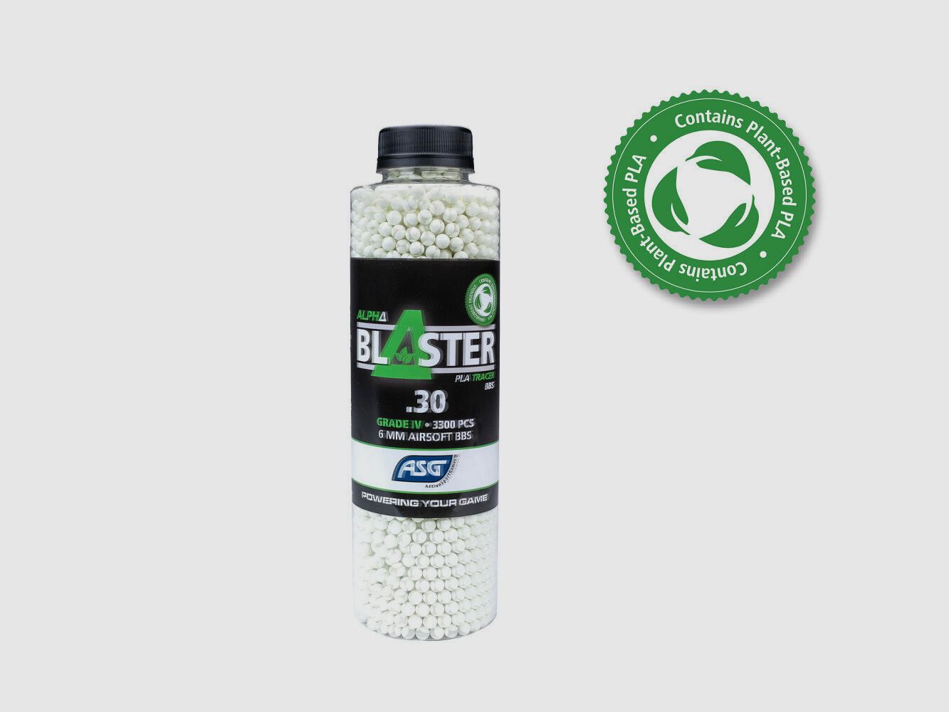 ASG Alpha Blaster Tracer 3300 pcs 6mm BB / 0,30 g / BIO / Verde