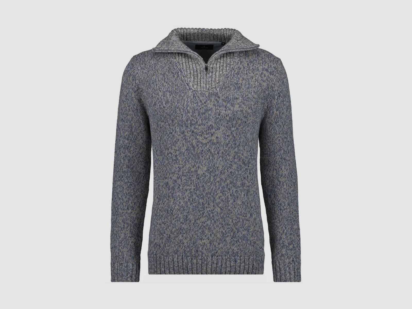 Pull en tricot RAGMAN avec col troyer en mélange de roseau