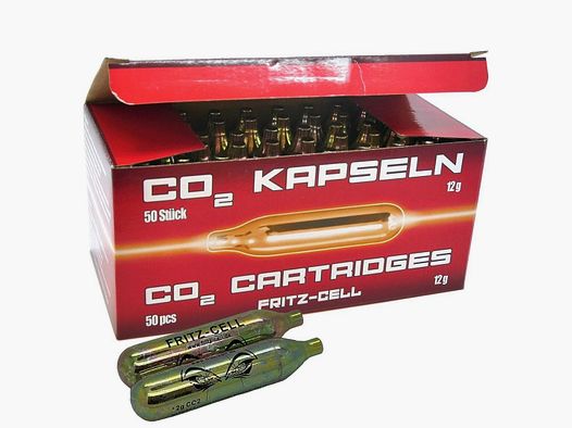 Co² 12g Kapsel | FRITZ-CELL| HDR50 | HDP50 | HDR68 | HDB68 | HDS68 | HDX68 | SIX-NEEDLER | DARTIE | Alfa 1.50 | für Co² Waffen