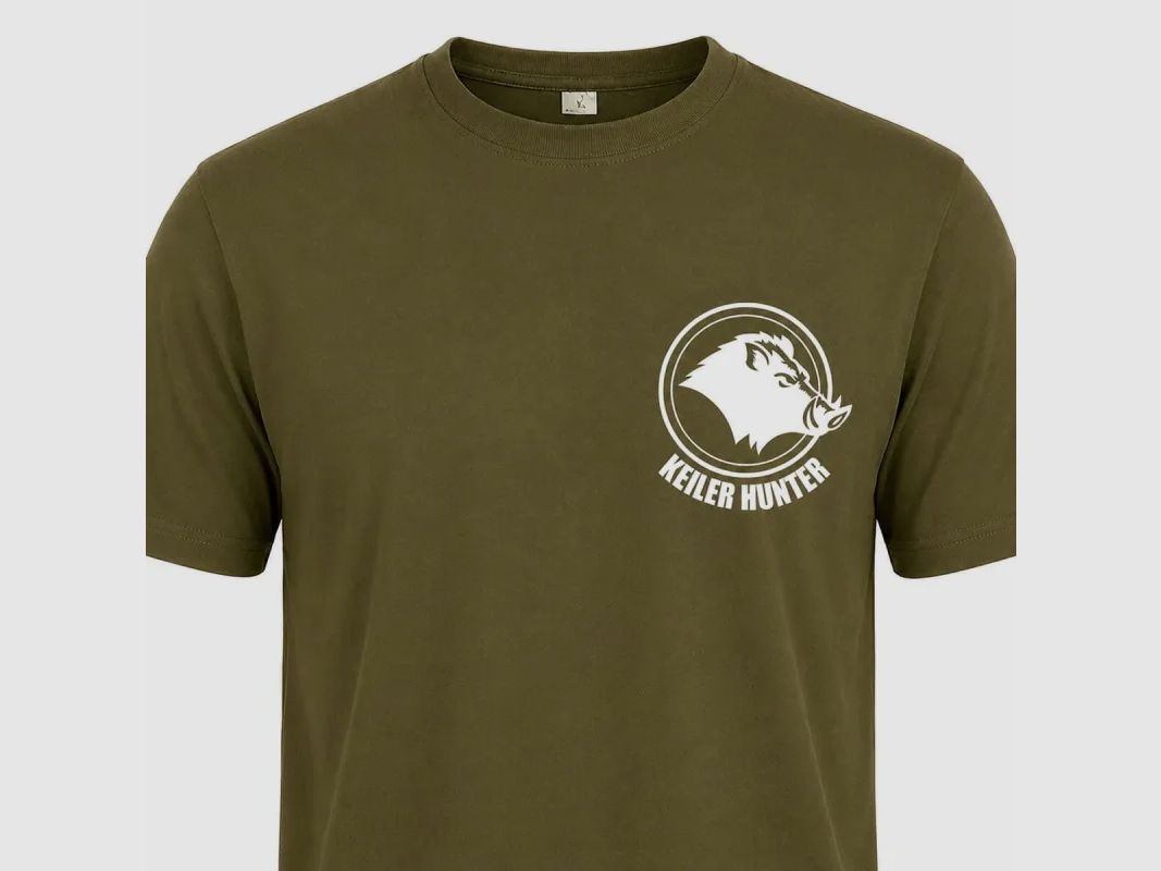 T-Shirt Keiler Hunter kaki 100% coton manches courtes logo 2, image 9 sur 13