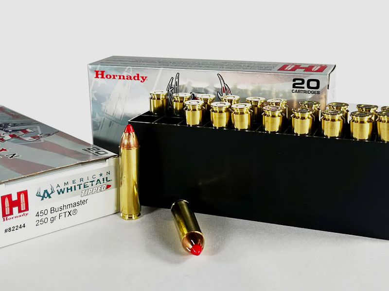 Hornady .450 Bushmaster 250 grs FTX American Whitetail 1 Packung (20 Schuss á 2,745 €*)