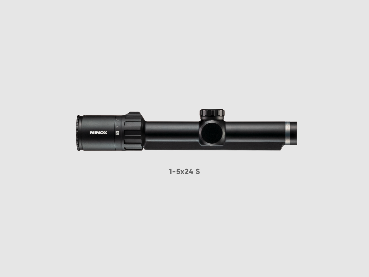Minox Allrounder 1-5x24 lunette de tir tube central : avec rail