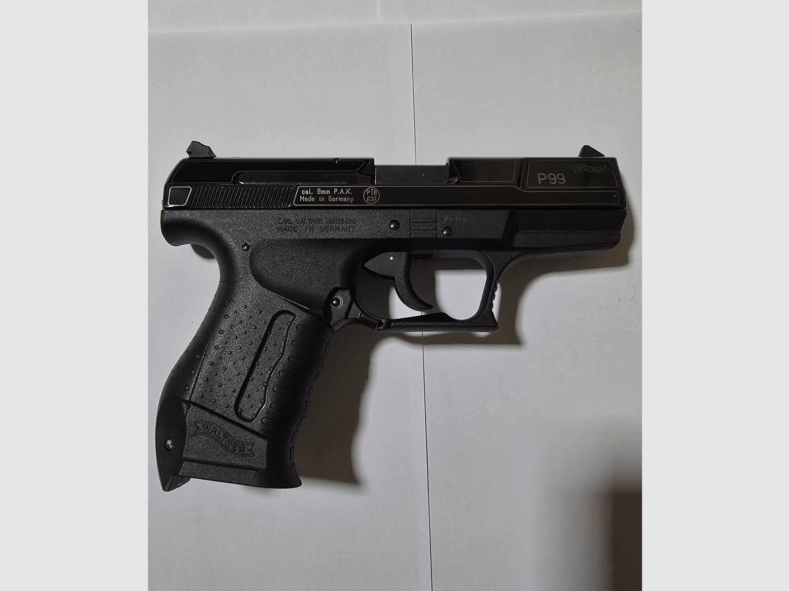 Walther P99 special model 2000 Millennium blank firing