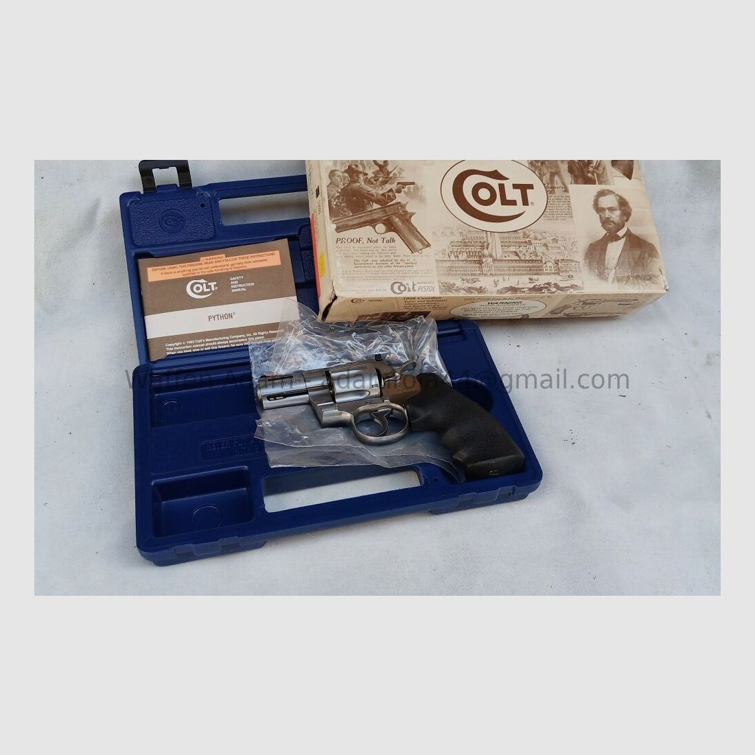 Colt, LTD Hartford Conn. Python Stainless 2.5 Inch