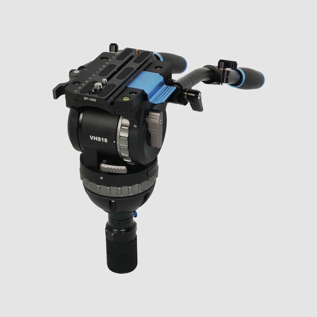 Treppiede video Sirui Twin-Leg 100mm Half-Bowl + Testa fluida professionale VHS18, immagine 2 di 3