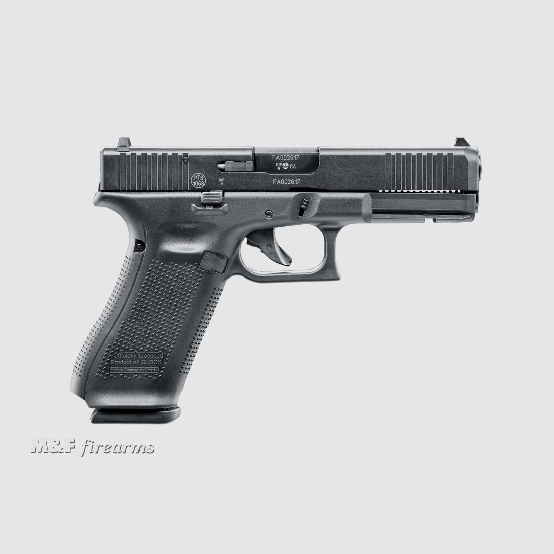 GLOCK 17 Gen5 Kaliber 9mm P.A.K. die erste lizensierte Schreckschusswaffe der Marke GLOCK