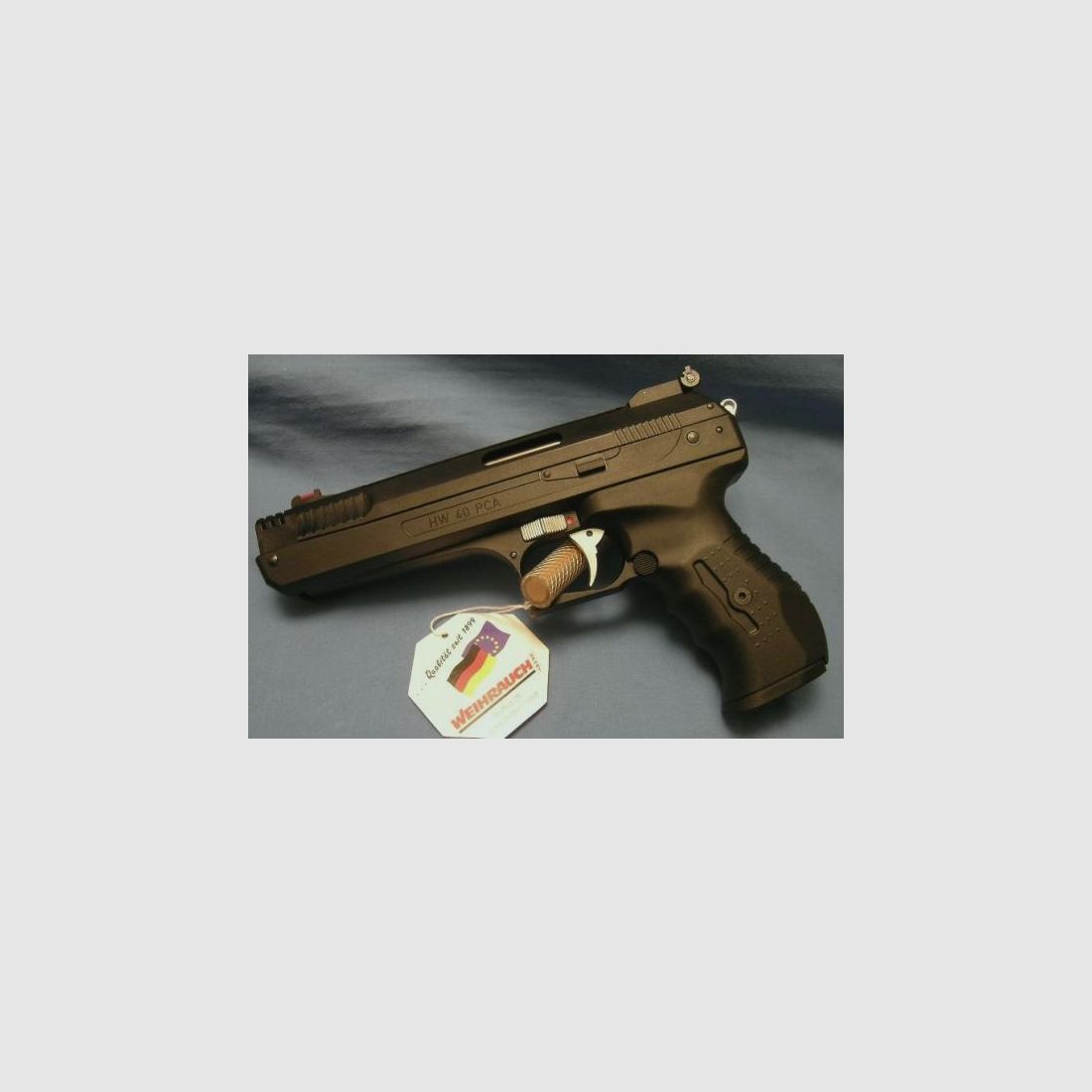 WEIHRAUCH Druckluftwaffe Pistole HW40 PCA Kal. 4,5mm