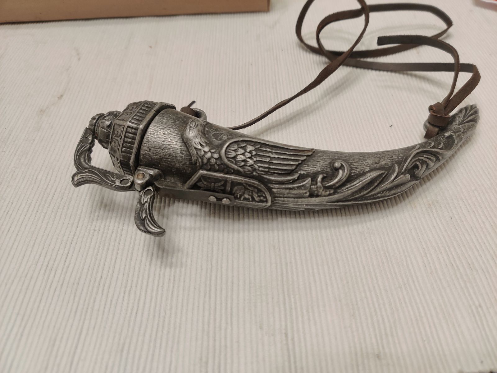 Corne d poudre allemande avec fermeture mobile, 16ème siècle