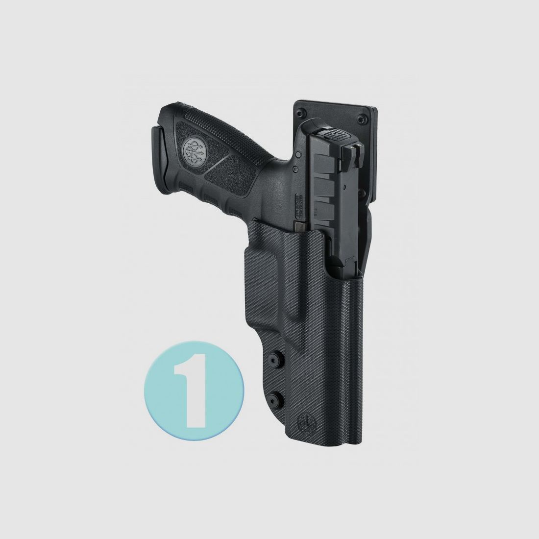 BERETTA HOLSTER CIVILIAN VOOR APX POLYMEER MET 3 RIEMBEVESTIGINGEN