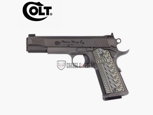 Pistole COLT Custom Carry Govt 5" Kal. 9mm Edelstahl/Rauch