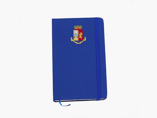 NOTEBOOK CM13.5X21.5X 1.6 STATE POLICE COAT OF ARMS PRINTED