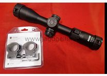 Akah Zielfernrohr 2-12x44 LA mit HAWK-Tactical Montageringen