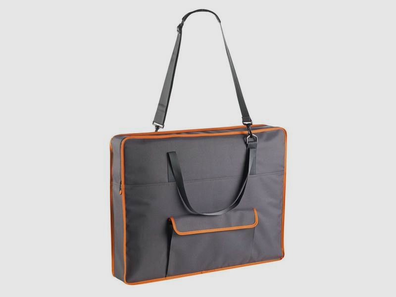 Hunter Hundetransportbox mit Aluminium-Gestell 91 x 61 x 58 cm Anthrazit/Orange