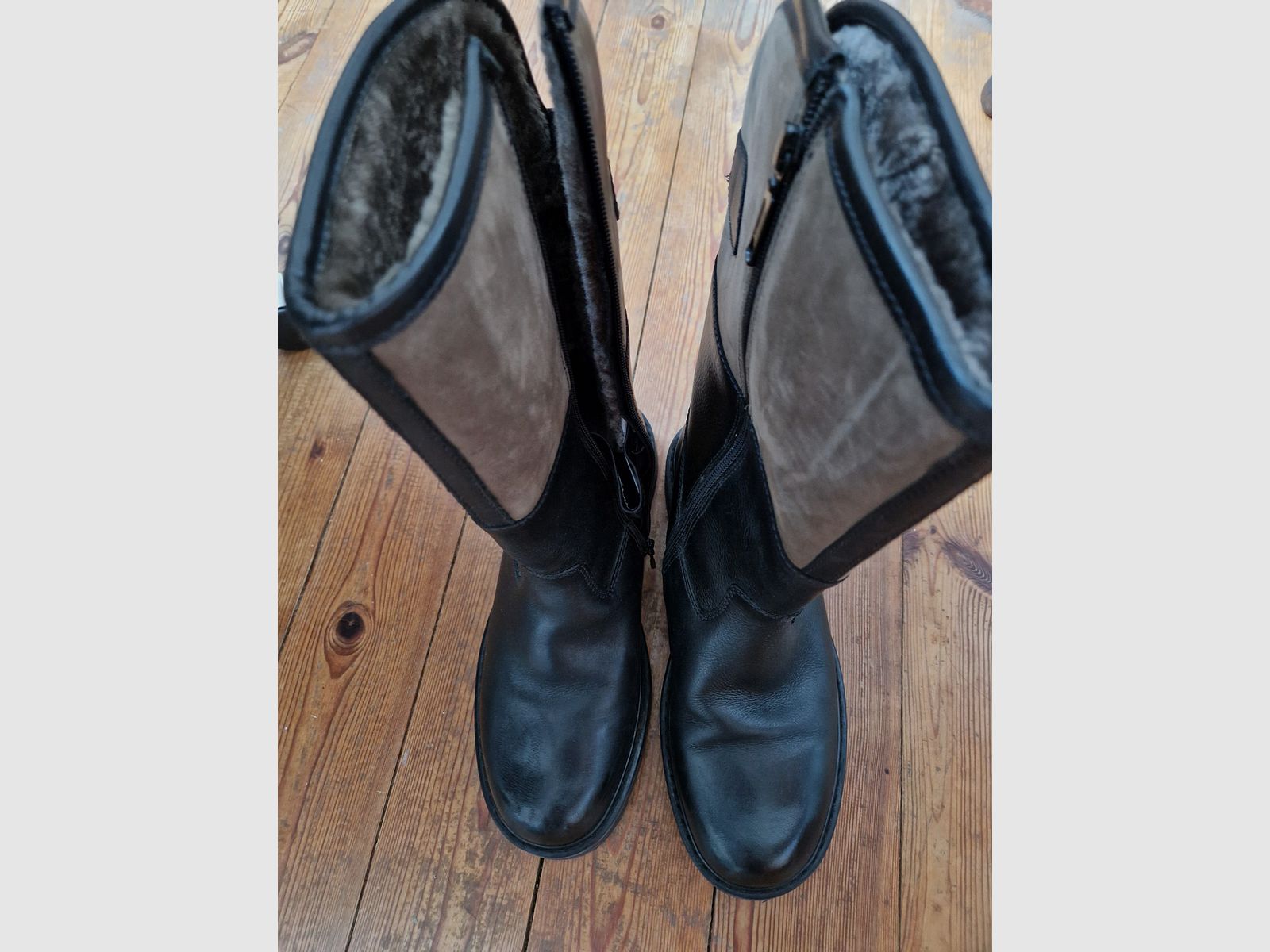 Fretz winter boots Goretex lambskin leather men size 8 1/2 (size 41) new