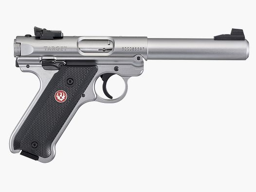 RUGER PISTOLE MARK IV TARGET .22 LR 5,5"/13,98CM SATINIERTER EDELSTAHL