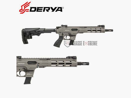 Carabine DERYA ZY9 Dual System 25.4 cm Cal 9X19 Gris