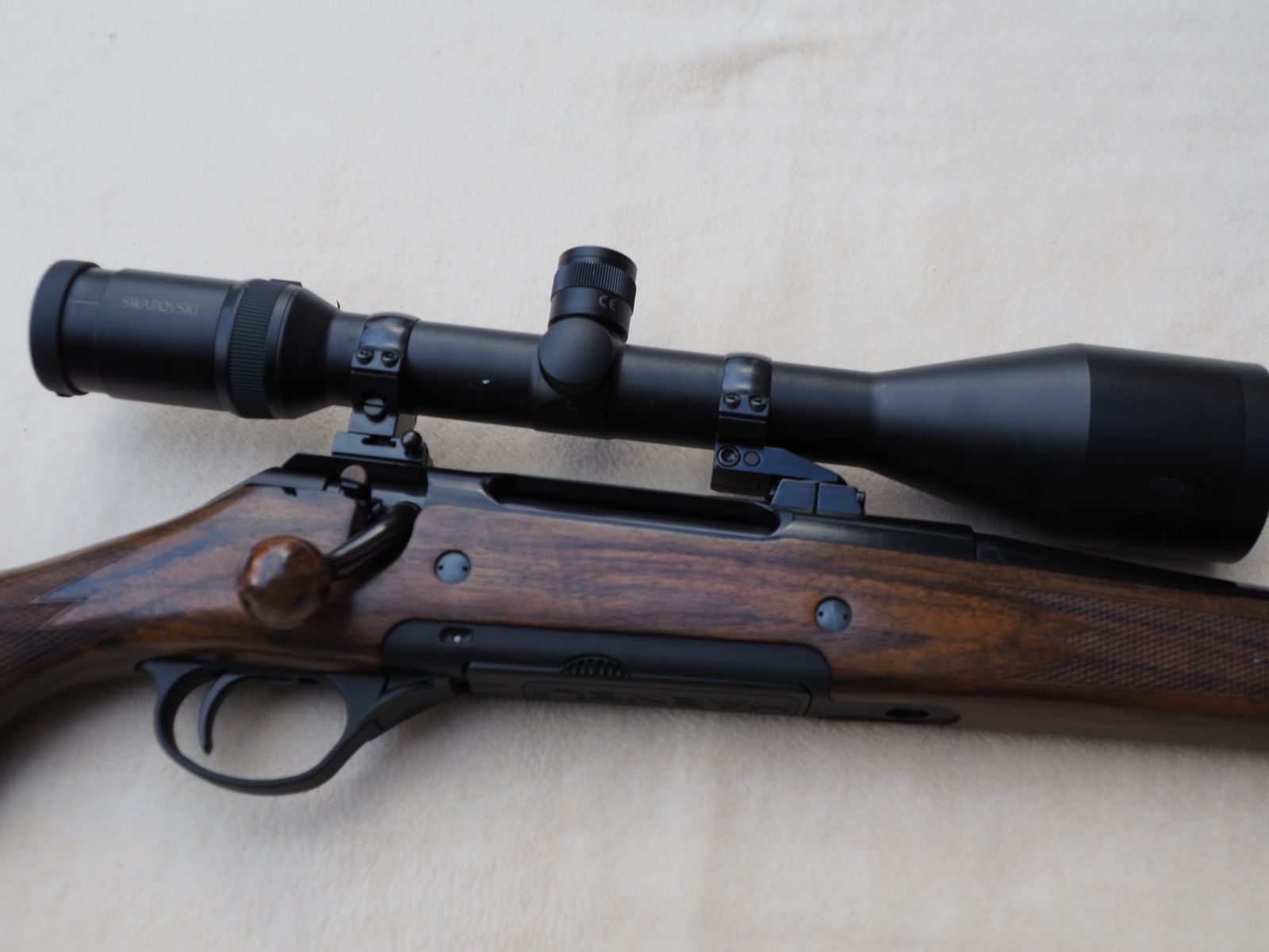 Haenel Jäger 10 caliber 9.3 x 62, with scope 2.5-10x56 Svarowski Habicht