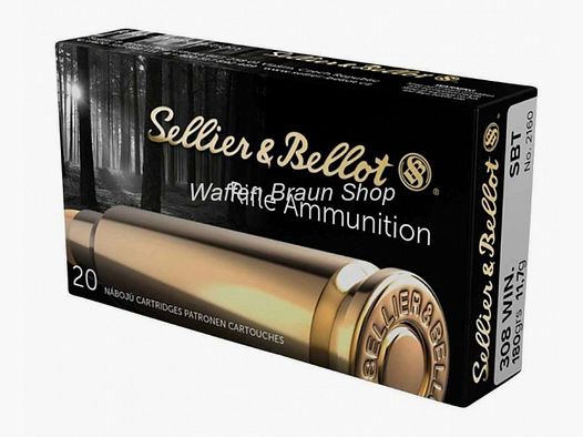 S+B .308Win. SGK 180grs. 20Un