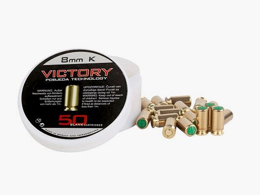 Victory Platzpatronen 8 mm P.A.K 50 Stück