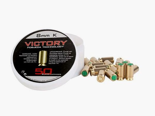 Victory Platzpatronen 8 mm P.A.K 50 Stück