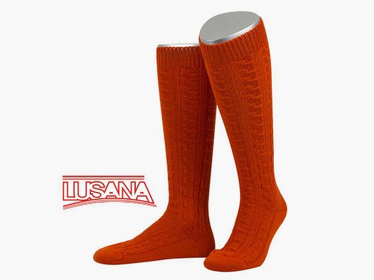 Lusana calza tradizionale arancione (34)