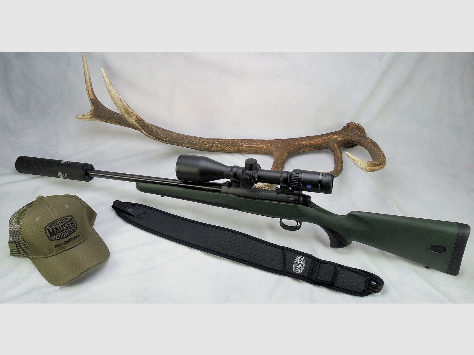 Mauser M18 Waldjagd 308Win. Zeiss V4 3-12x56 Schalldämpfer