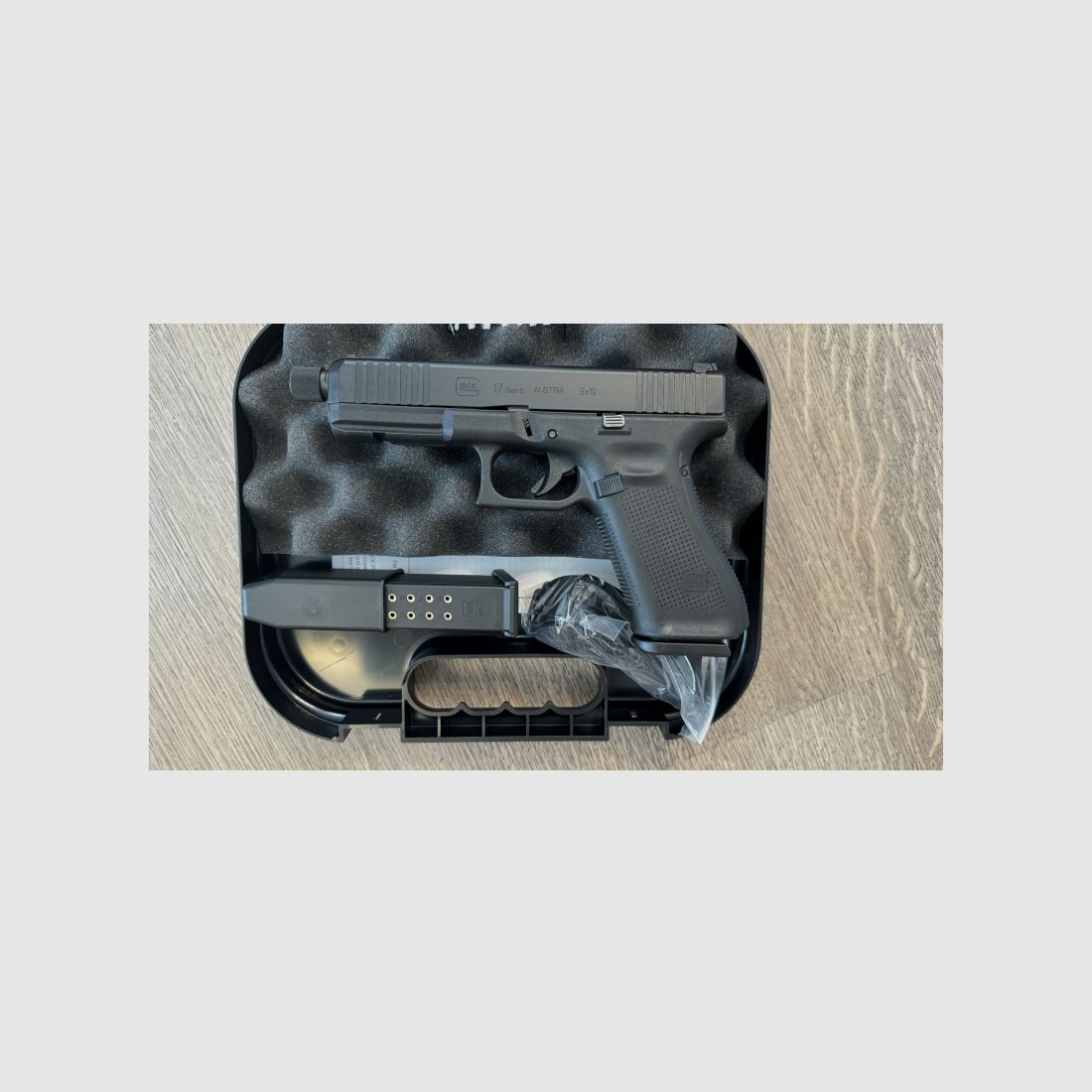 Glock 17 Gen5 mit Gewindelauf 13,5x1 links