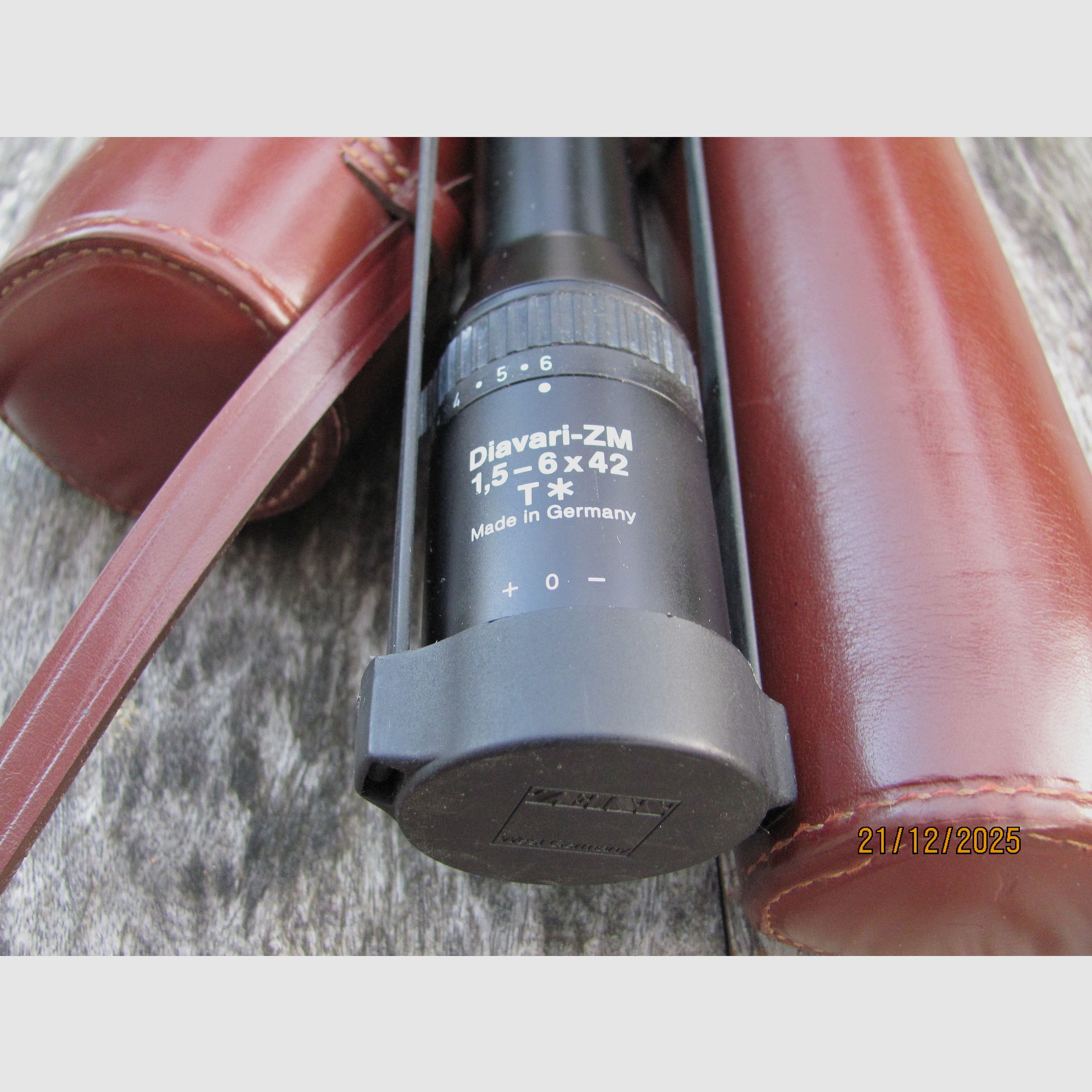 Zeiss Diavari 1.5 - 6x42 in very good condition with leather case